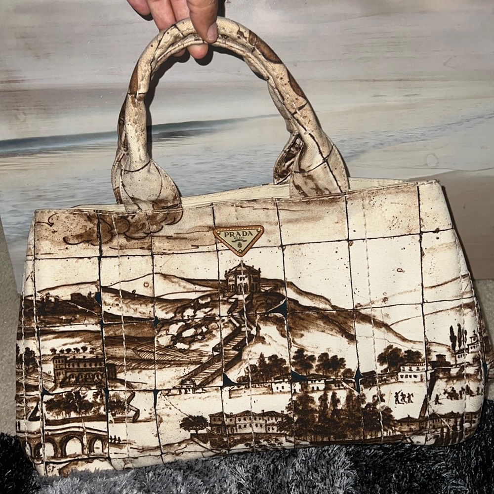 Huge Prada Canapa bag